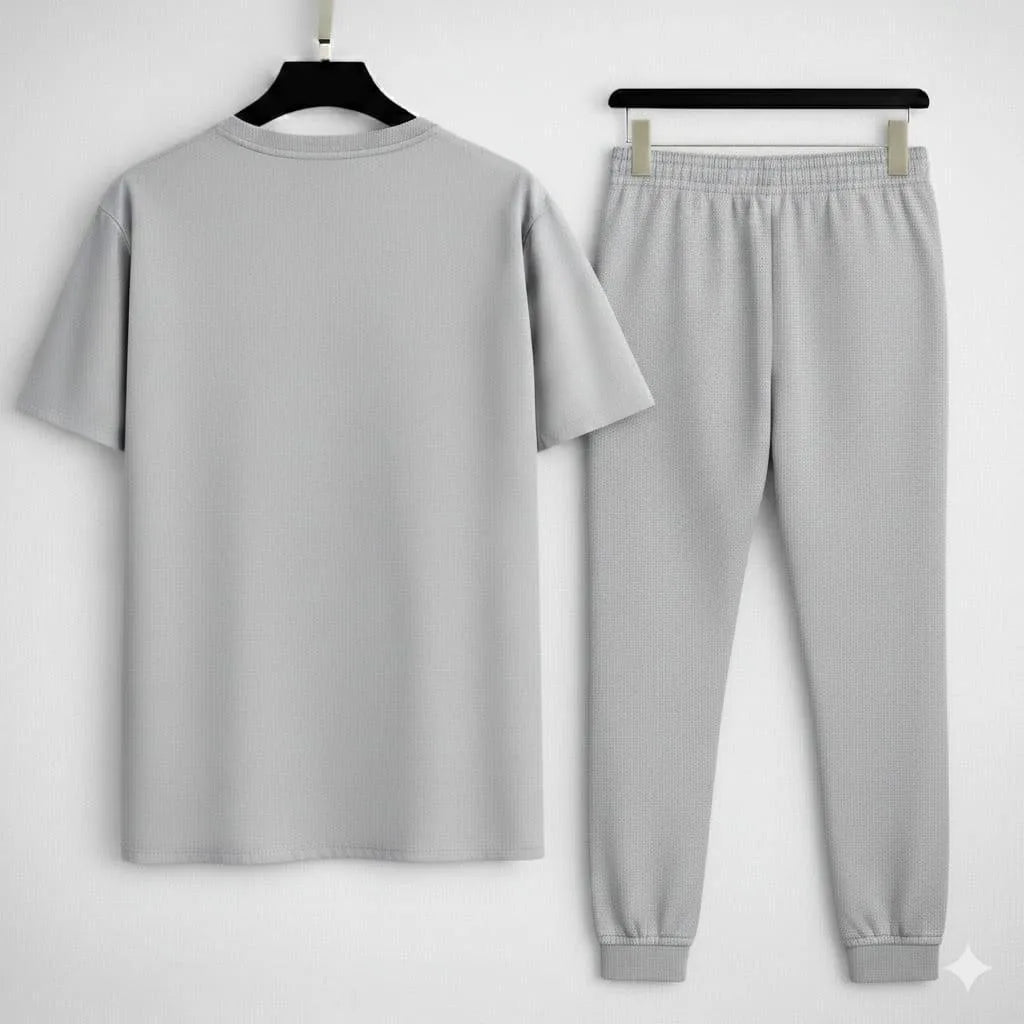 Men Grey Lakers 23 Printed Track Suit Set