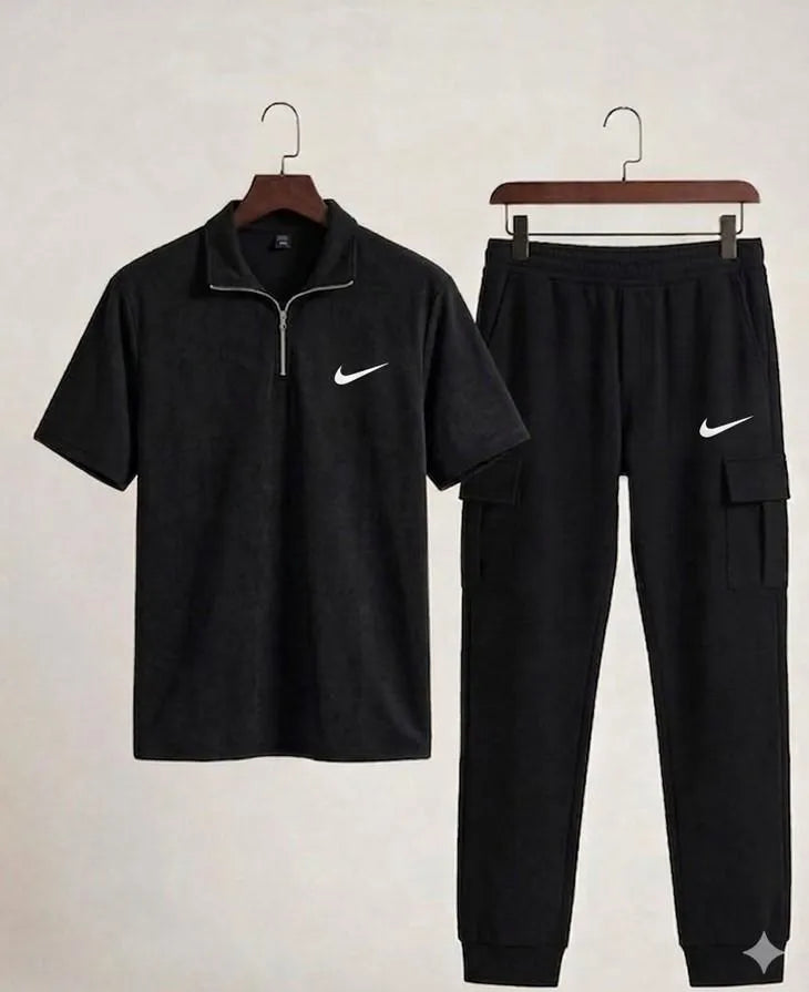 Black Nike Track Suit for Men Polyester