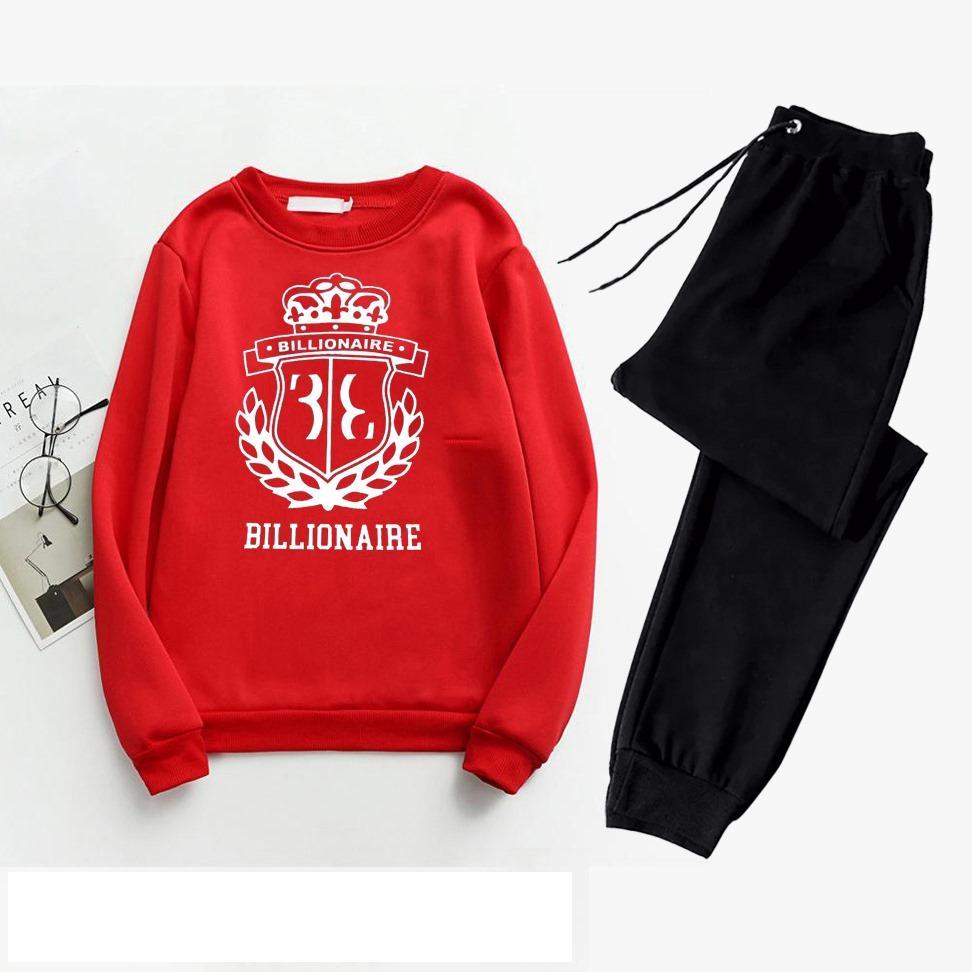 Men's Printed Polyester Track Suit - 2 Pcs Set for Ultimate Comfort